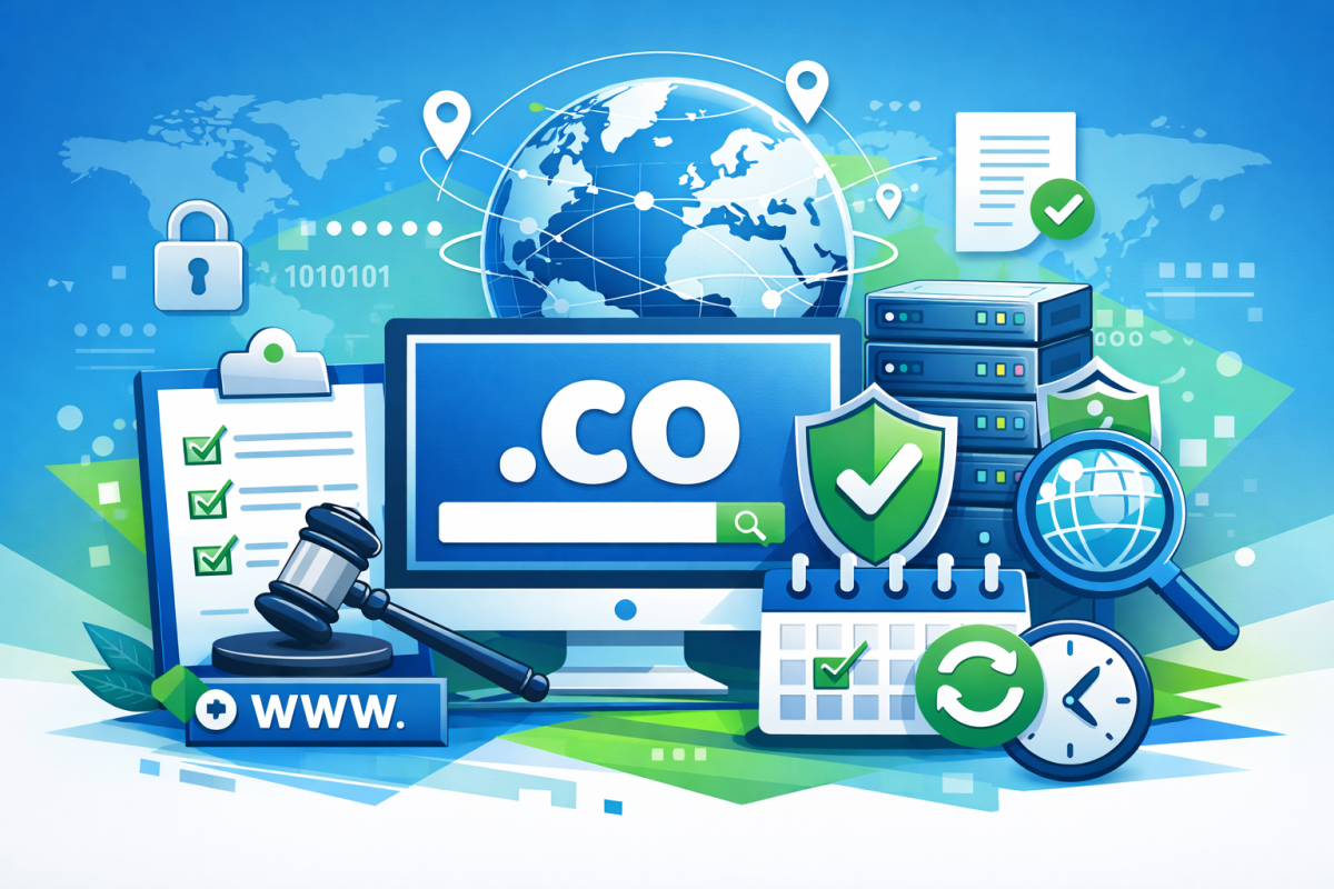 قوانین ثبت و تمدید دامنه های .CO