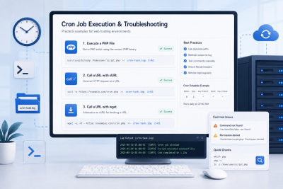 اجرای فایل PHP و URL با Cron Job و رفع خطاهای رایج
